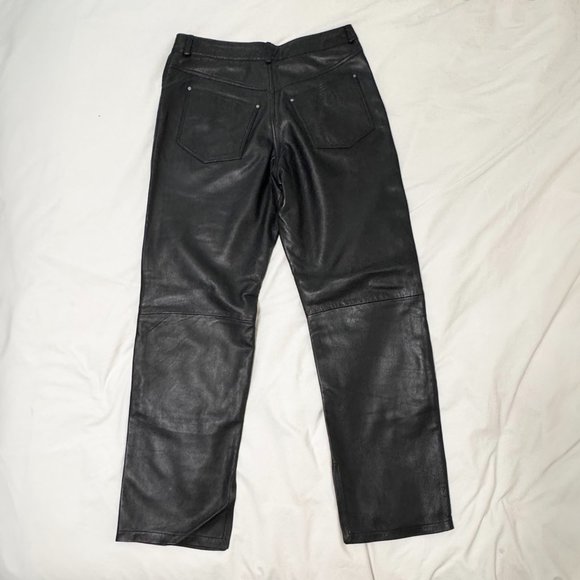 Nasty Gal Real Leather Pants - Picture 2 of 7